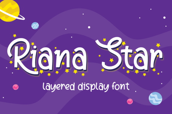 Riana Star Font