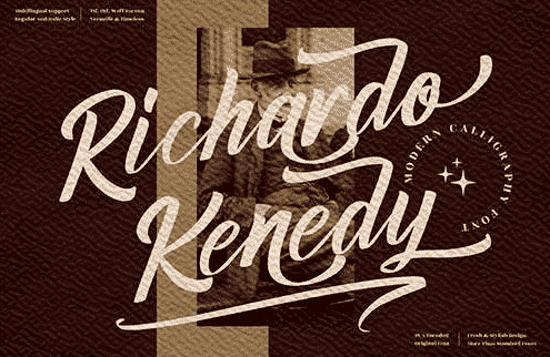 Richardo Kenedy Calligraphy Font LS