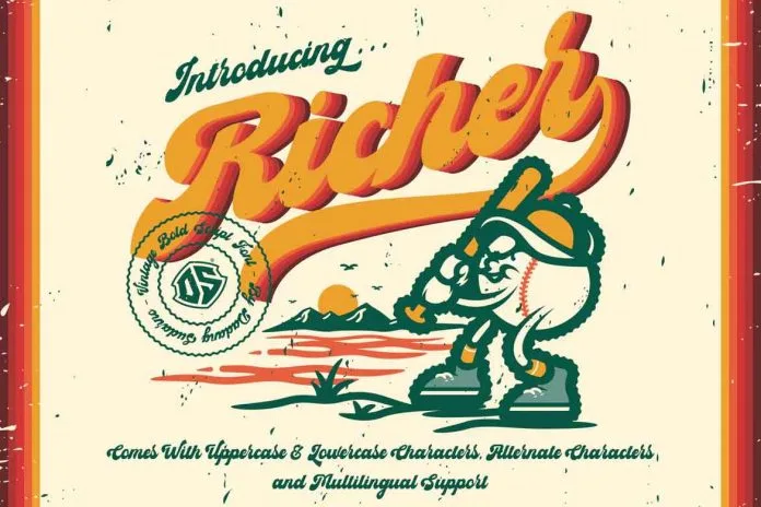 Richer - Vintage Bold Script Font