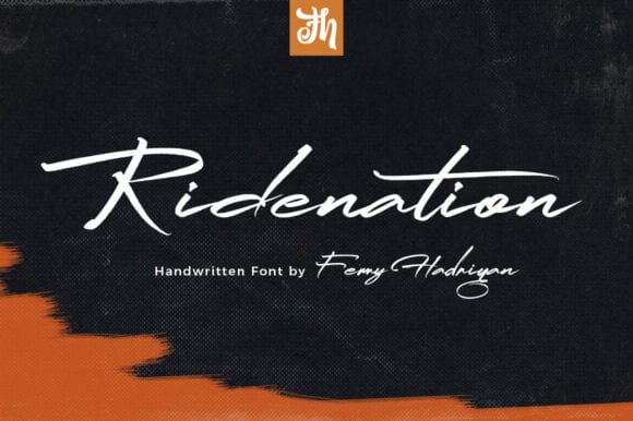 Ridenation - Handwritten Font