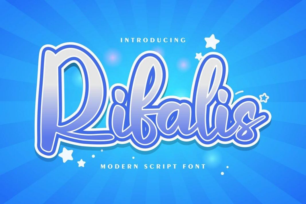 Rifalis Modern Script Font
