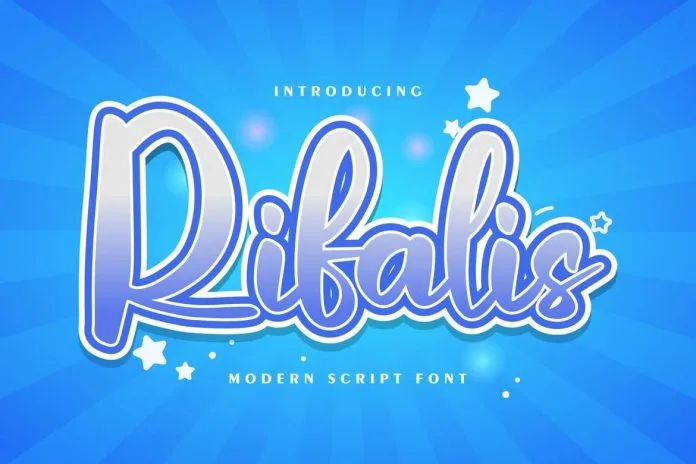 Rifalis Modern Script Font