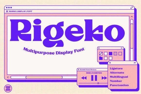 Rigeko Font
