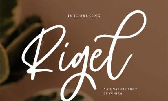 Rigel Font