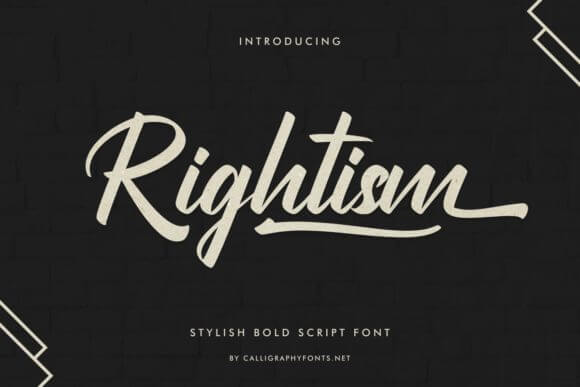 Rightism Font
