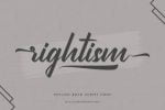 Rightism Font