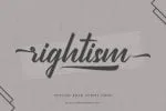 Rightism Font