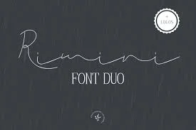 Rimini Font Duo Logos