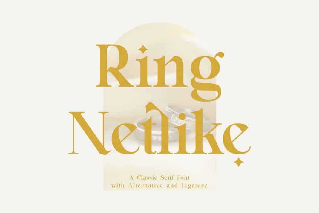 Ring Netlike Font