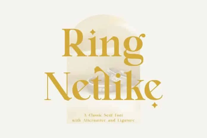 Ring Netlike Font