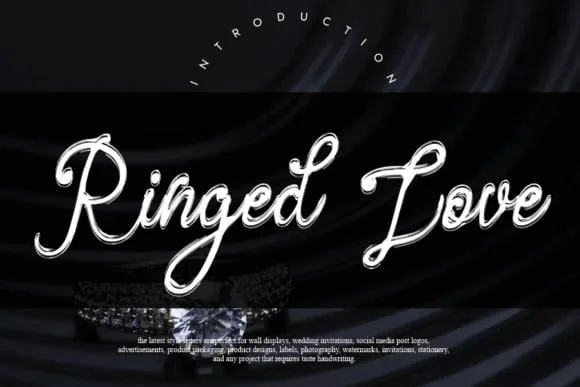 Ringed Love Font