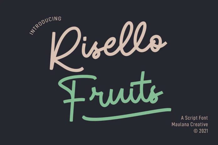 Risello Fruits Font