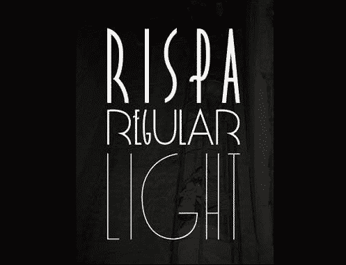 Rispa - Elegant Retro Typeface Family [3-Weights] Font