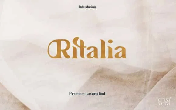 Ritalia Font Ritalia Font