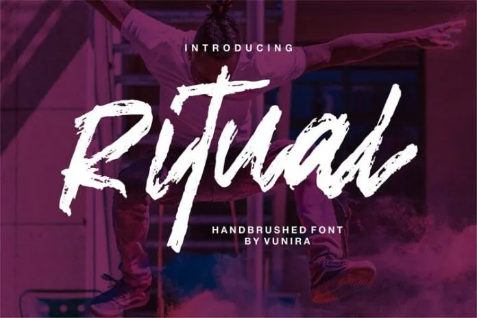 Ritual Handbrushed Font
