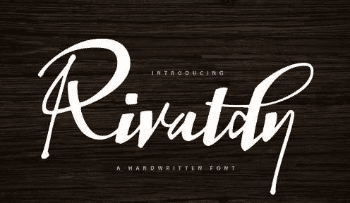 Rivaldy A Handwritten Font