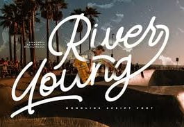 River Young Font