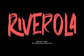 Riverola Brush Font