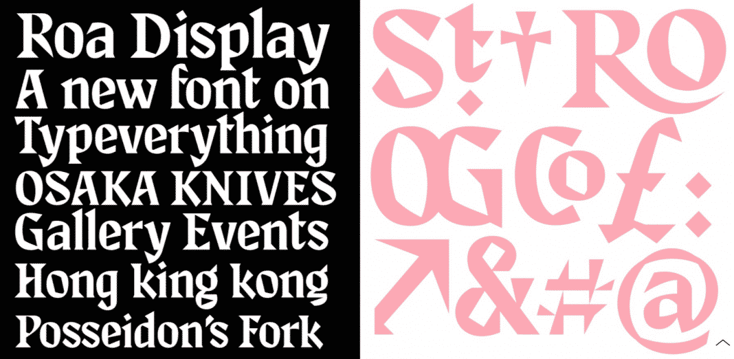 Roa Display Font