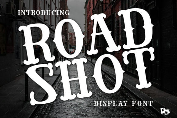 Road Shot Font