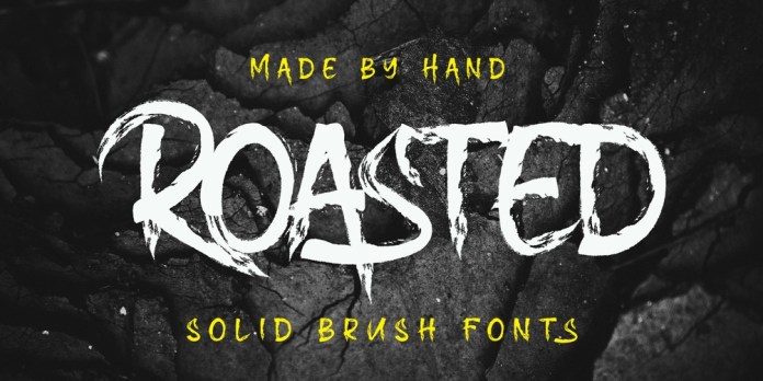 Roasted Brush Font
