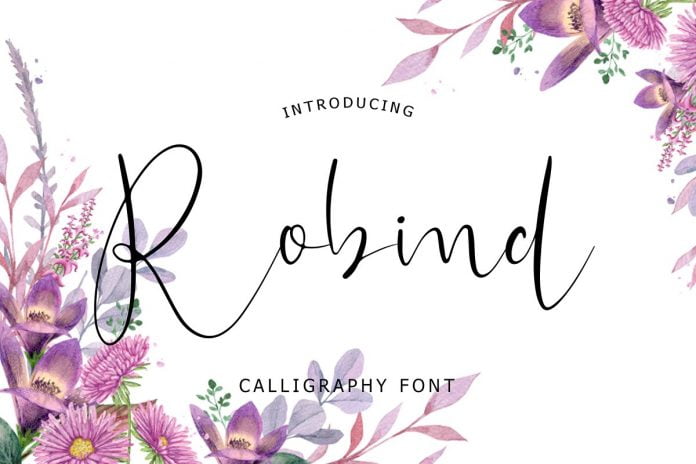 Robind Calligraphy Font