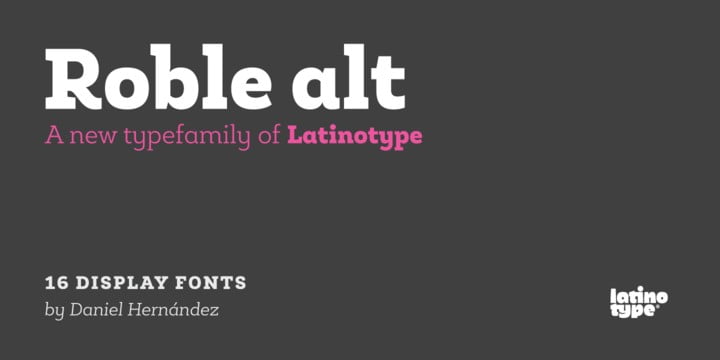 Roble Alt Font Family