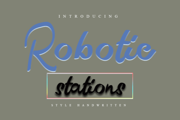 Robotic Stations Font