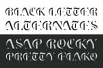 Robu Stencil Font