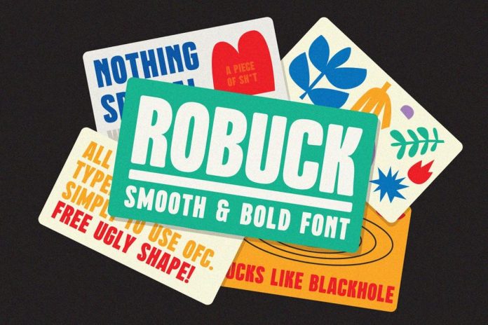 Robuck Display Font