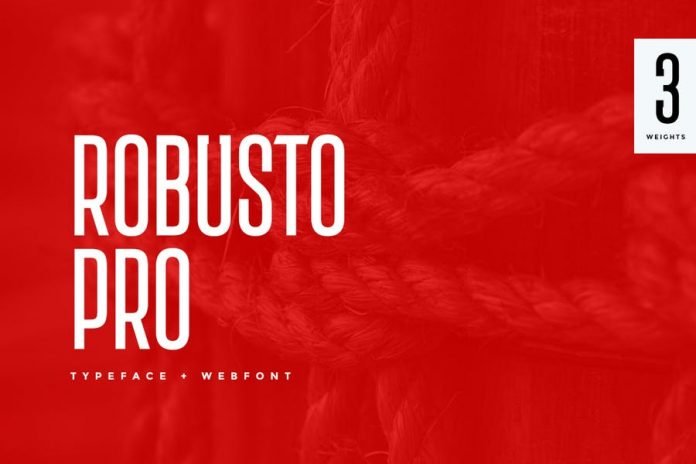 Robusto Pro - Modern Typeface Font