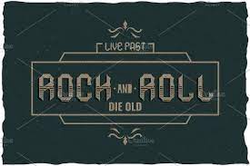 Rock And Roll Label Typeface