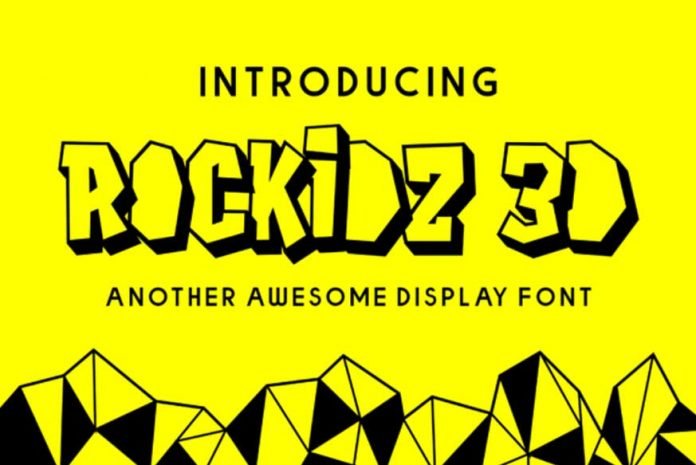Rockidz 3D Font