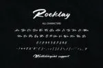 Rocklay Script Font