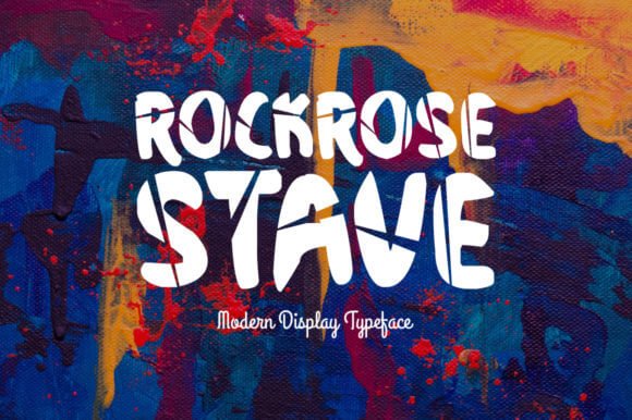 Rockrose Stave Font