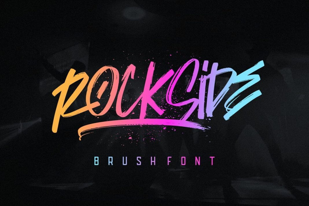 Rockside Brush Font