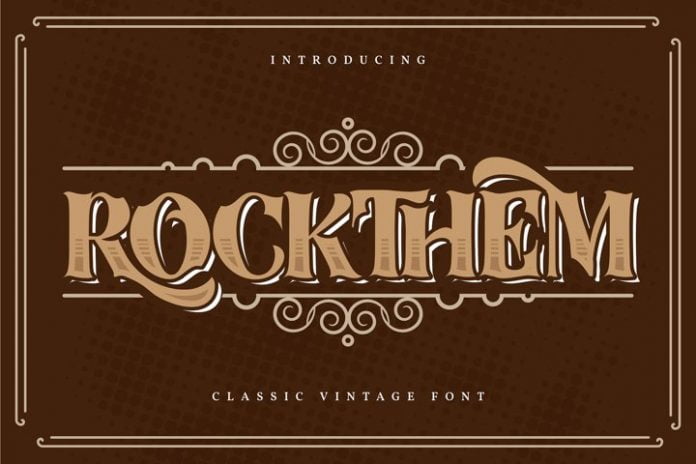 Rockthem Classic Vintage Font