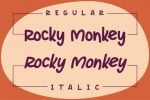 Rocky Monkey Font