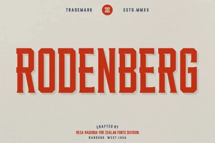 Rodenberg Font