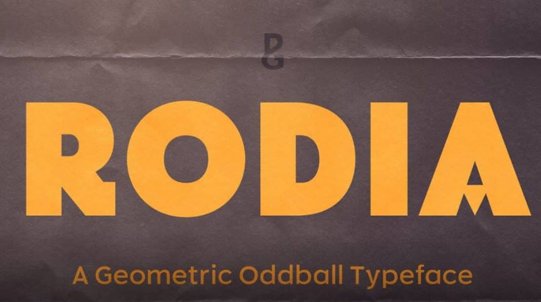 Rodia 18 Font Geometric Sans Family Font