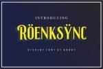 Roenksync Font