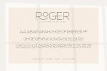 Roger - An Elegant Sans Serif font