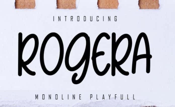 Rogera Monoline Playful Font