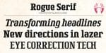 Rogue Serif Font