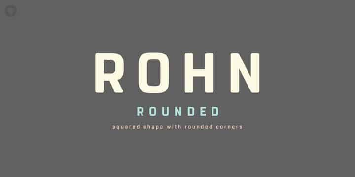 Rohn Font Free Download