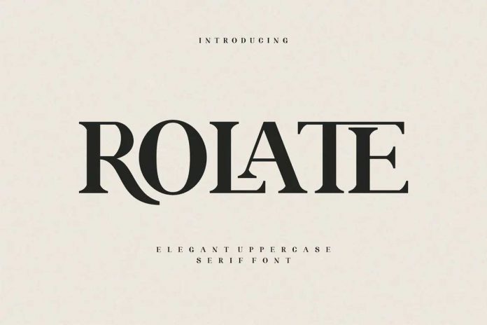 Rolate Font