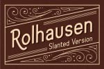 Rolhausen Complete Family Font