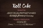 Roll Cake Font