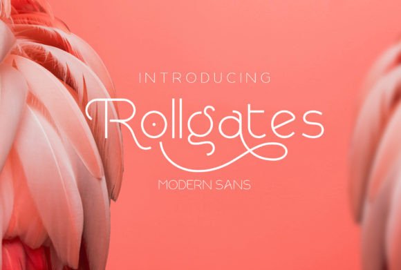 Rollgates Modern Sans Serif Font
