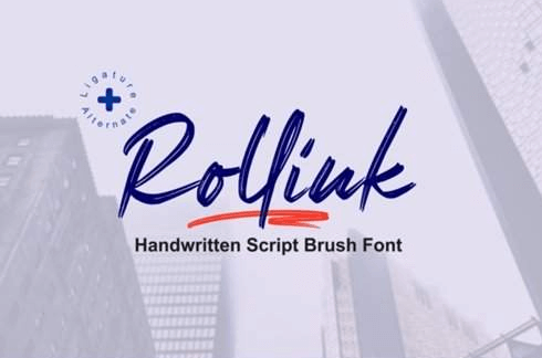 Rollink Font